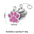 Cute Bling Glitter Pet Name Tags Personalized with Durable Engraving
