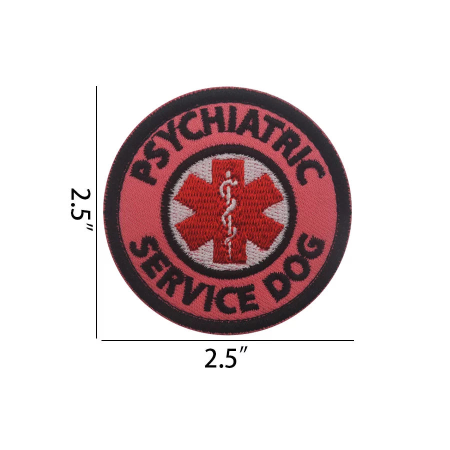 Therapy Service Patches Velcro Embroidered Fastener Hook & Loop