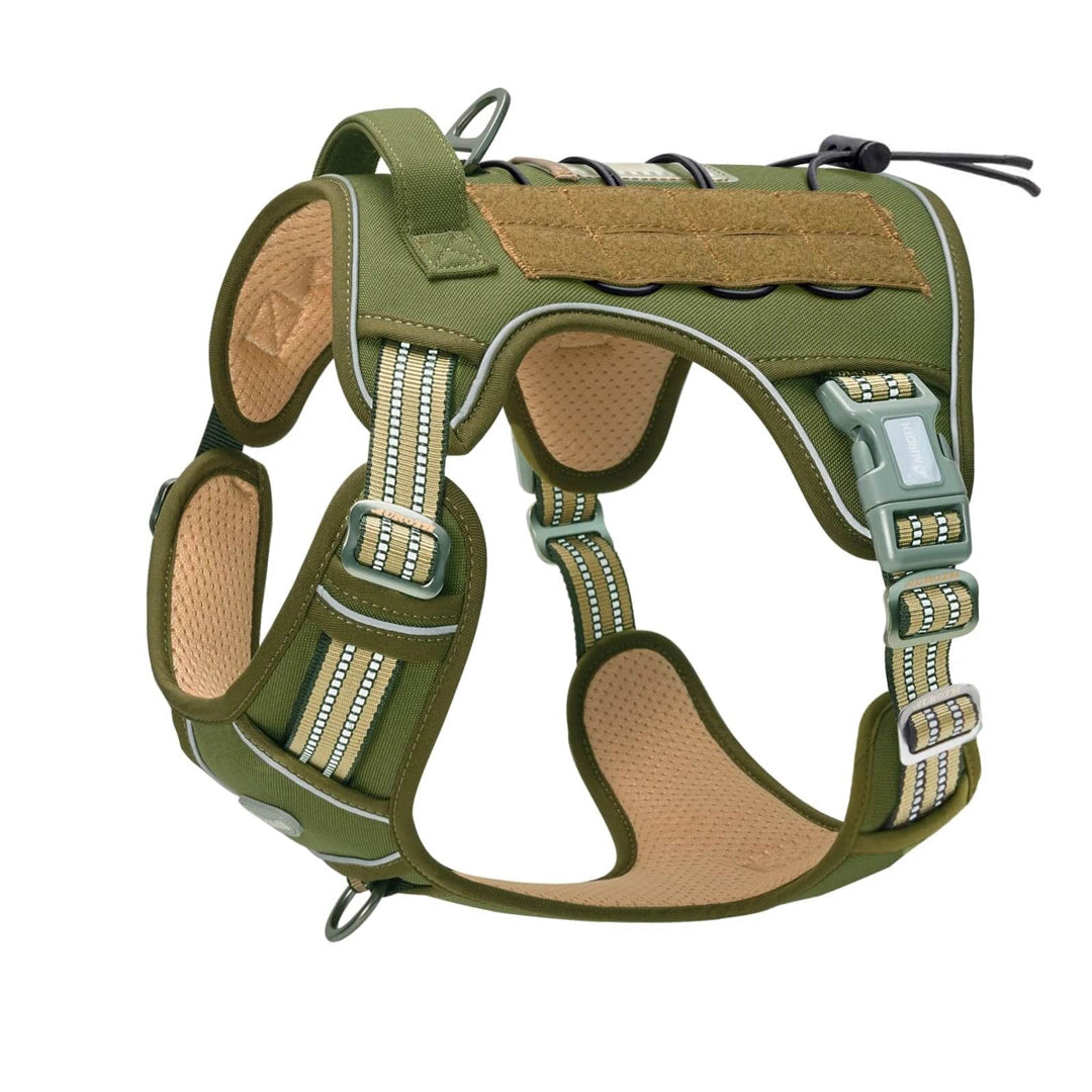 Alpha Industries Hundegeschirr 'Alpha Dog Harness' In Digi Olive Camo – One Size, Verstellbar