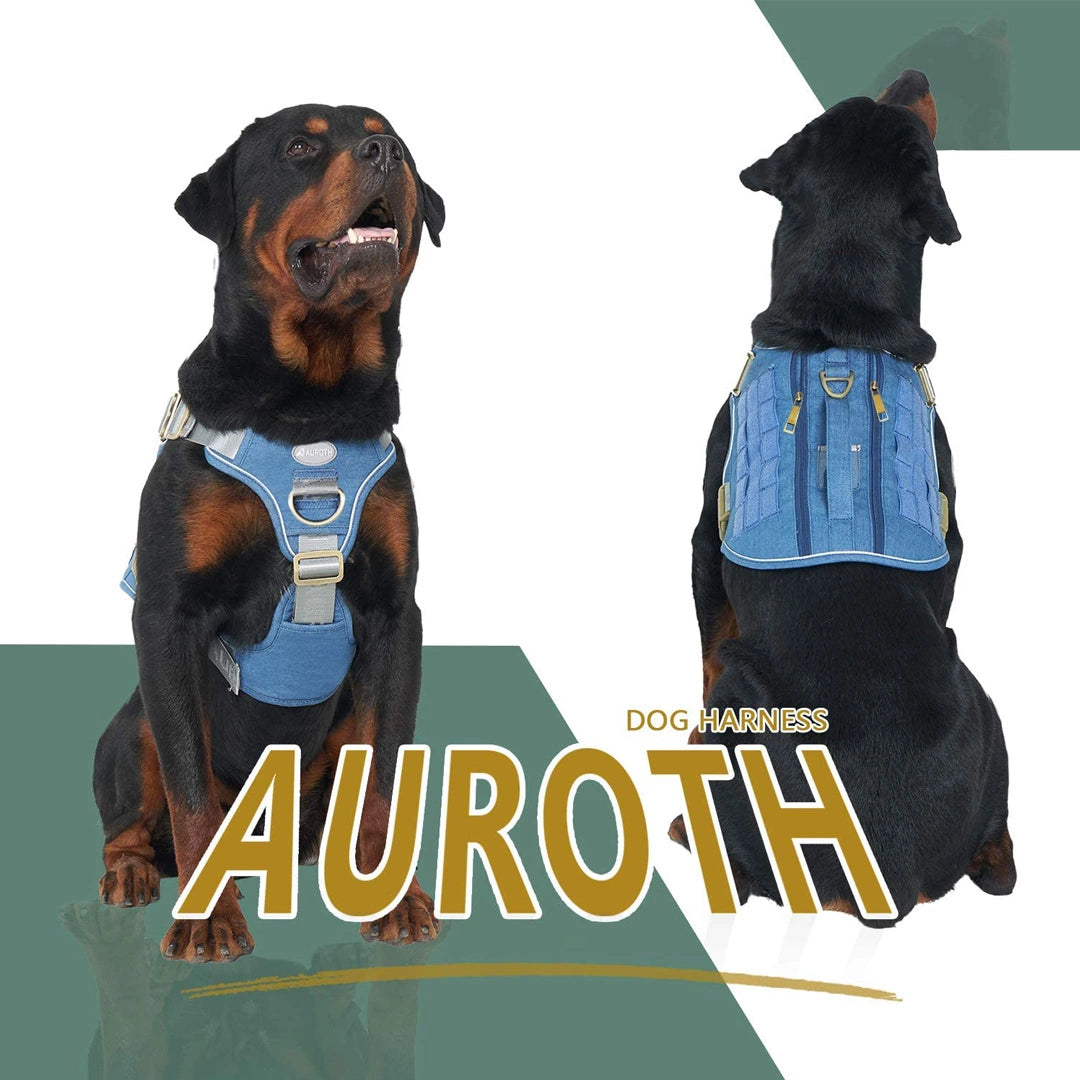 Auroth Starter Pack  No Pull Dog Harness Vest for Large Medium Dog –  aurothpets