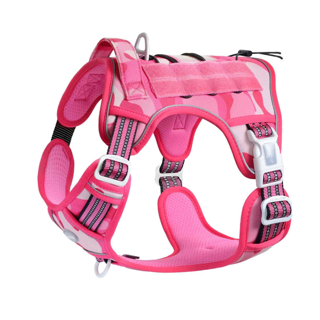 Camo dog top harness vest