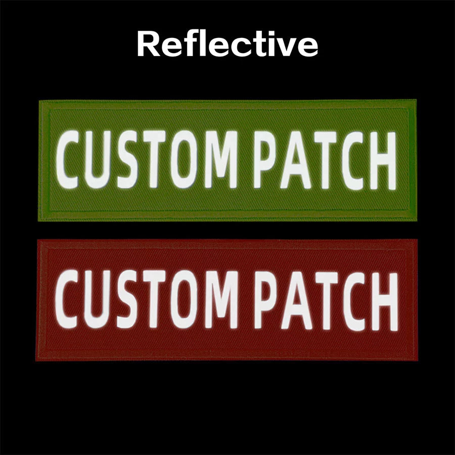 2PCS patches for vest Reflective Tags For Vest Do Not Pet Patch