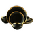 Pokini 12-Piece Dinnerware Sets, Plates and Bowls Dish Sets for 4, Modern Luxury Gold Rim Porcelain Dishware Sets