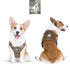 Auroth No Pull Dog Harness for Medium Dogs, Reflective Breathable Padded Dog Vest with Easy Control Handle, Adjustable Easy on Pet Harness for Training Running Walking, Army yellow