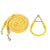 Hands Free Rope Dog Leash & Dog Training Collar Set lemon yellow
