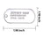 Military Army Dog Name Tag Size