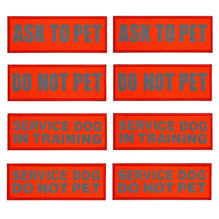 Hi-Vis Reflective Do Not Pet Service Dog Patches for Harness & Collar –  aurothpets