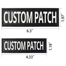 Custom Name Patches Military Velcro for Dog Harness Vest Collar – aurothpets