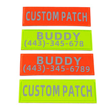 Auroth Custom Reflective Rainbow Velcro Patches for Dog Harness