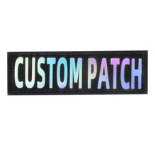 Auroth Custom Reflective Gradient Velcro Patches for Dog Harness